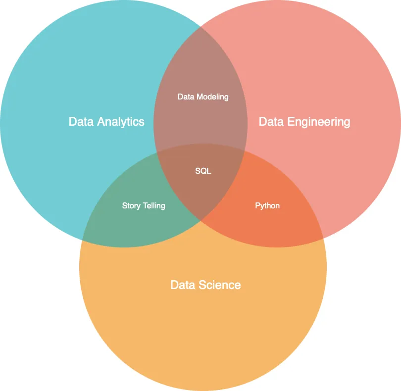 data practioner venn diagram